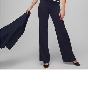 WHBM Navy Wide Leg Pants Sz 0